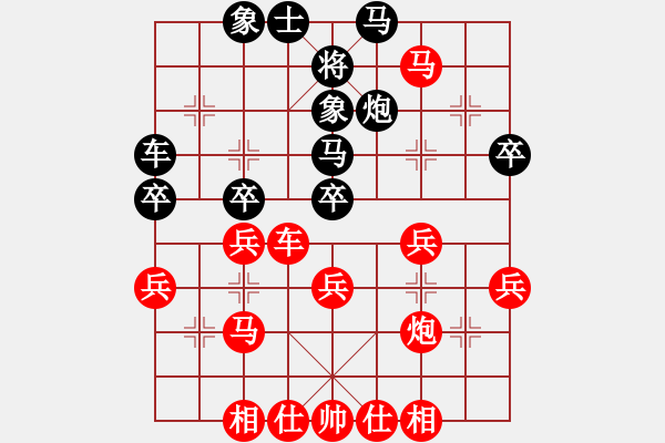 象棋棋譜圖片：山東于世軍(9段)-勝-乙子(1段) - 步數(shù)：40 