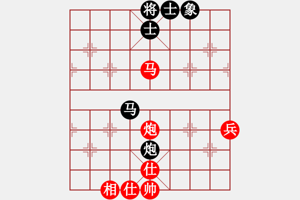 象棋棋譜圖片：970局 A03- 邊炮局-小蟲(chóng)引擎23層 (先和) BugChess Plus 19-07-08 - 步數(shù)：60 