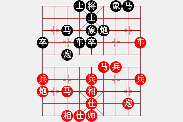 象棋棋譜圖片：教父(月將)-和-義波玉蒲團(tuán)(6段) - 步數(shù)：40 