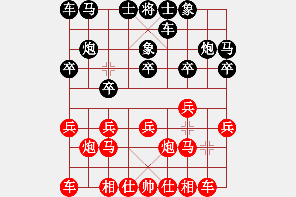 象棋棋譜圖片：第九輪南岸楊超先負(fù)南岸張福生 - 步數(shù)：10 