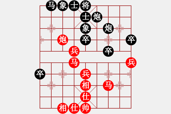 象棋棋譜圖片：豬堅強(6星)-勝-羞剎大師(8星) - 步數(shù)：40 