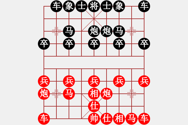 象棋棋譜圖片：談笑一生 [732003140] -VS- 橫才俊儒[292832991] - 步數(shù)：10 