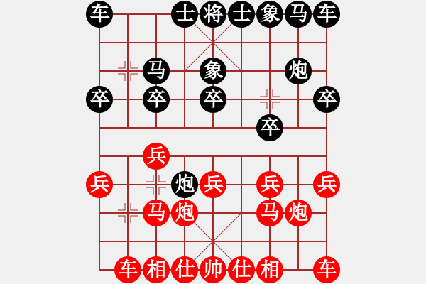 象棋棋譜圖片：許明 先和 謝志明 - 步數(shù)：10 