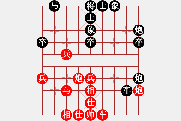 象棋棋譜圖片：許明 先和 謝志明 - 步數(shù)：40 