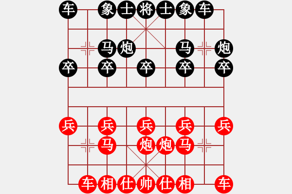 象棋棋譜圖片：湖北象棋聯(lián)盟 湖北李仁強(qiáng) 先負(fù) 湖北群-王猛 - 步數(shù)：10 