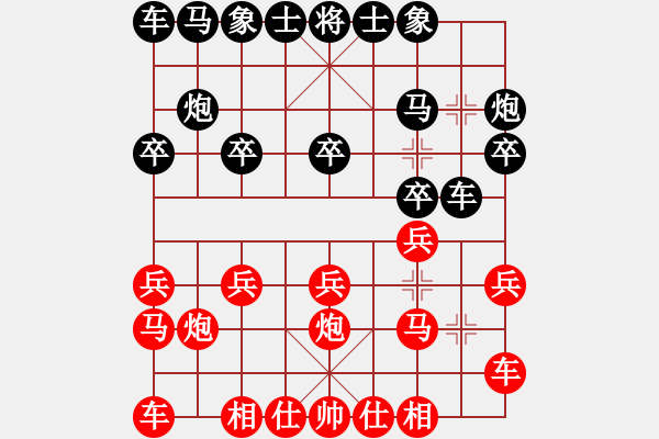 象棋棋譜圖片：2014.10.15.6聯(lián)眾對局2 - 步數(shù)：10 