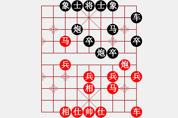 象棋棋譜圖片：上帝之劍(北斗)-勝-佳佳象棋五(9星) - 步數(shù)：30 