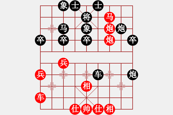 象棋棋譜圖片：Trung phao tuan ha phao - 步數(shù)：36 