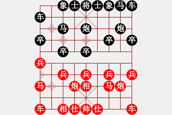 象棋棋譜圖片：淡泊[1141730649] -VS- 橫才俊儒[292832991] - 步數(shù)：10 