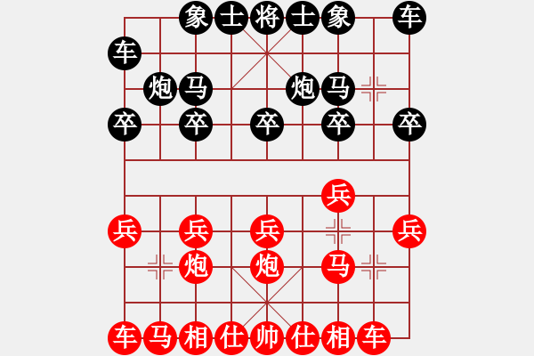 象棋棋譜圖片：桂系軍司令(9星)-勝-曲苑雜壇(風魔) - 步數(shù)：10 