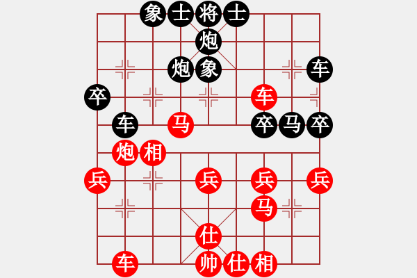 象棋棋譜圖片：飛龍通訊(業(yè)9–3)先勝紙糊的兔子(業(yè)9–3)202211051745.pgn - 步數(shù)：40 