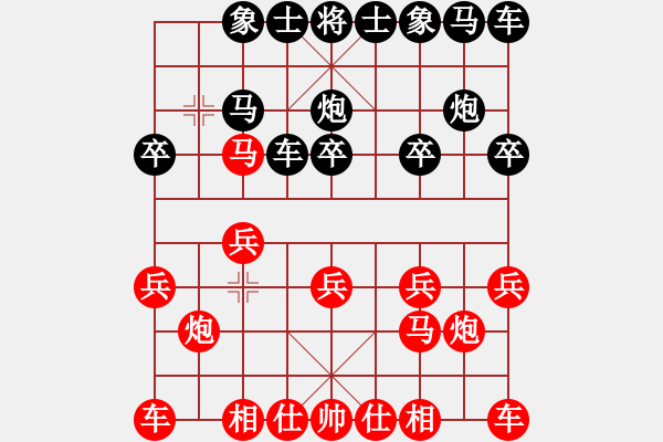 象棋棋譜圖片：心太軟[3097273387] -VS- 橫才俊儒[292832991] - 步數(shù)：10 