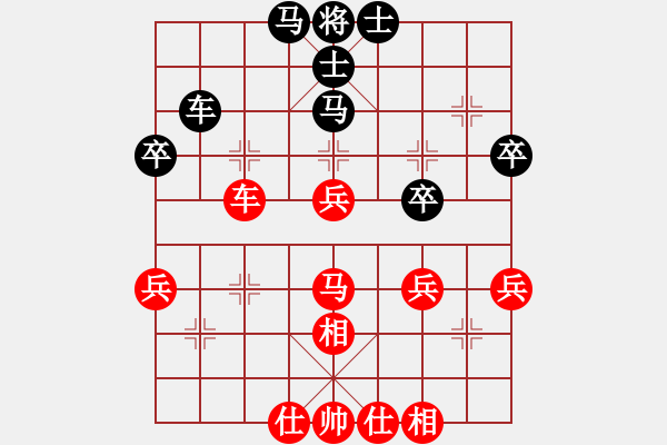 象棋棋谱图片：◥◣氵皮◢◤[47851291] -VS- 奕棋纳凉[704045488] - 步数：50 