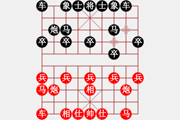 象棋棋譜圖片：約修亞(1段)-負-本溪仙人(2段) - 步數(shù)：10 