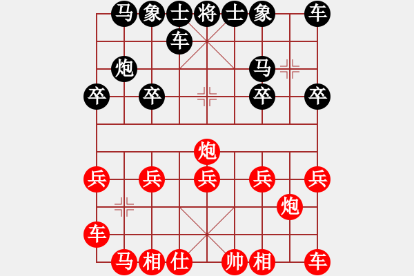 象棋棋譜圖片：■K2醉臥沙場 執(zhí)紅 慘敗 - 步數：10 