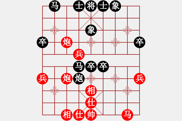 象棋棋譜圖片：梅桔緣(4段)-負(fù)-鑫福網(wǎng)吧(6段) - 步數(shù)：40 