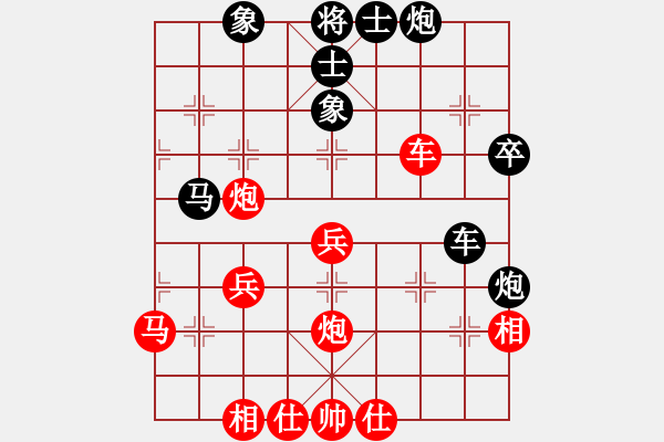 象棋棋譜圖片：將神傳說(7段)-負(fù)-別亦難(月將)五七炮互進(jìn)三兵對(duì)屏風(fēng)馬邊卒右馬外盤河 紅左橫車對(duì)黑飛左象 - 步數(shù)：40 