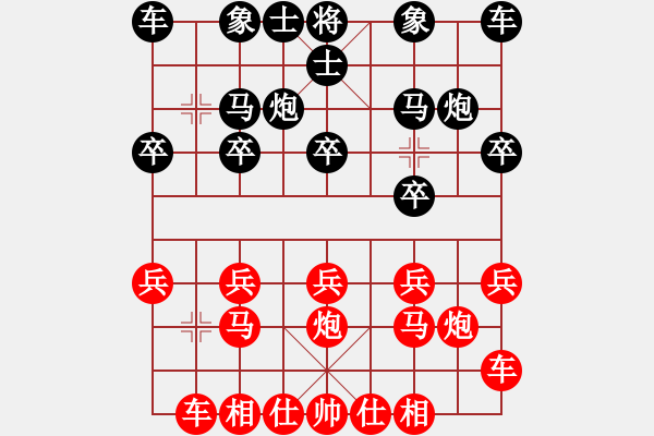 象棋棋谱图片：温州棋手(5段)-胜-于朵朵(7段) - 步数：10 
