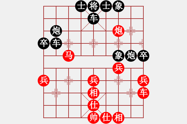 象棋棋譜圖片：eaglechen(6段)-和-神奇男人(3段) - 步數(shù)：40 