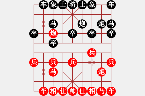 象棋棋譜圖片：123 - 步數(shù)：10 