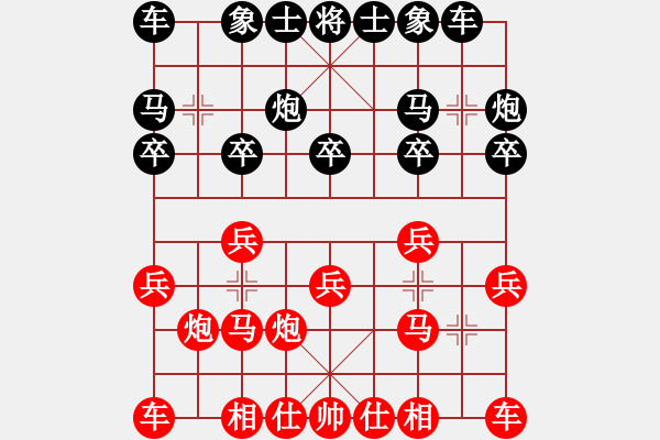 象棋棋谱图片：刘家莹 先胜 刘文 - 步数：10 