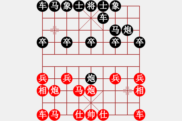 象棋棋譜圖片：香如故紅勝未吃一子勝 - 步數(shù)：10 