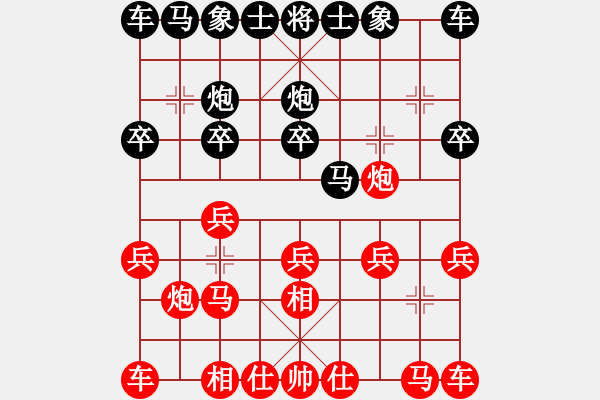 象棋棋譜圖片：河北 侯文博 勝 興化市海南鎮(zhèn) 張榮輝 - 步數(shù)：10 