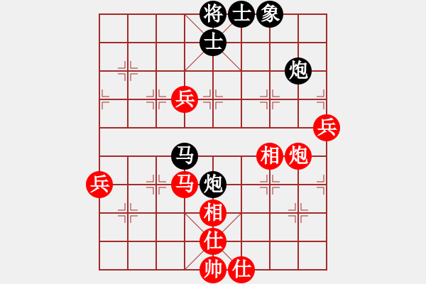 象棋棋譜圖片：葬心紅勝易中天錢(qián)文忠【仕角炮對(duì)進(jìn)７卒】 - 步數(shù)：100 