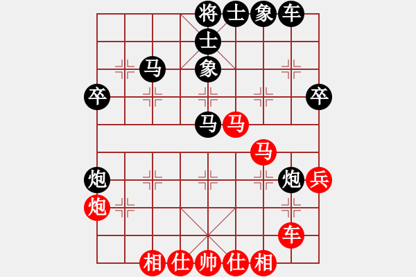 象棋棋譜圖片：左手切菜(9段)-負(fù)-攻擊的藝術(shù)(月將) - 步數(shù)：40 