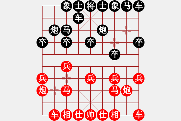 象棋棋譜圖片：仙人指路對(duì)黑進(jìn)右馬（旋風(fēng)14層先勝巫師大師級(jí)） - 步數(shù)：10 