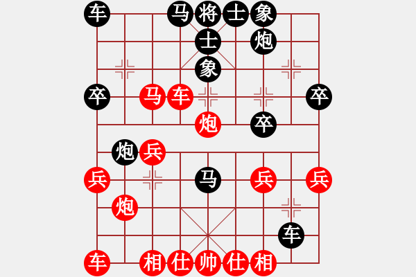 象棋棋谱图片：渌与红(至尊)-胜-象戏车(9段) - 步数：33 
