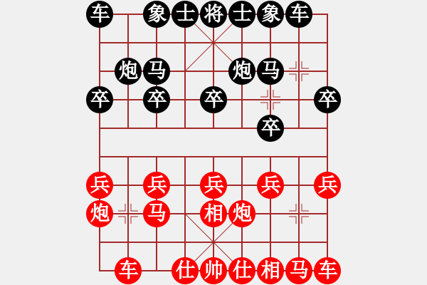 象棋棋譜圖片：酔生以死[紅] -VS- 期待你的轉身[黑] - 步數(shù)：10 