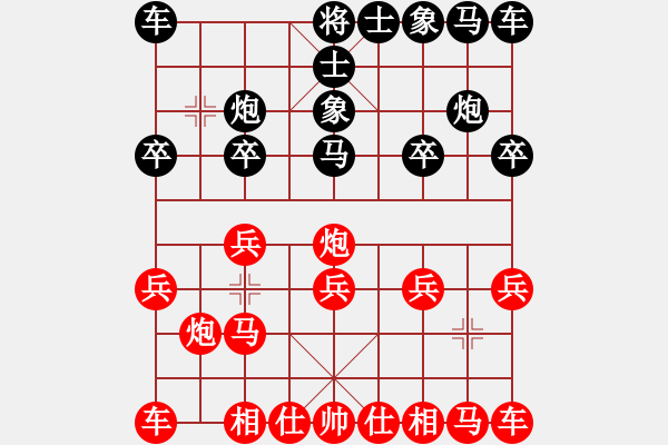 象棋棋譜圖片：王瑞祥 先勝 姜毅之 - 步數(shù)：10 