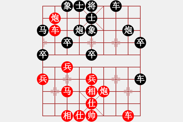 象棋棋譜圖片：紫薇花對(duì)紫微郎 勝 霸王 - 步數(shù)：40 