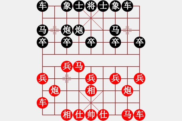 象棋棋譜圖片：隨風(fēng)[2742407681先負(fù) sky - 步數(shù)：10 