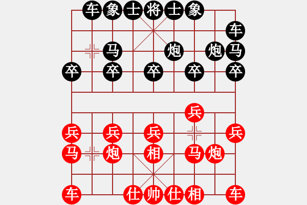 象棋棋譜圖片：11-09-01 dadaowan[1058]-勝-錘大爺[1065] - 步數(shù)：10 