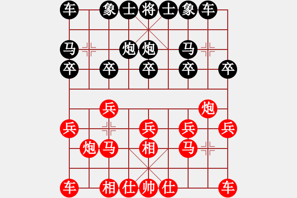 象棋棋譜圖片：我專殺高手(5段)-和-上去就下來(7段) - 步數(shù)：10 