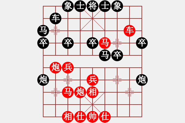 象棋棋譜圖片：dividluo(5段)-負(fù)-沱牌酒(9段) - 步數(shù)：30 