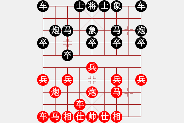 象棋棋譜圖片：橫才俊儒[292832991] -VS- 悟我[1589682353] - 步數(shù)：10 