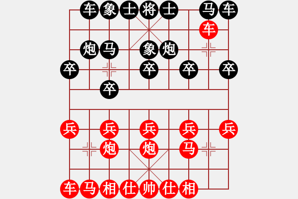 象棋棋譜圖片：石府(4段)-勝-盤錦老大(2段) - 步數(shù)：10 