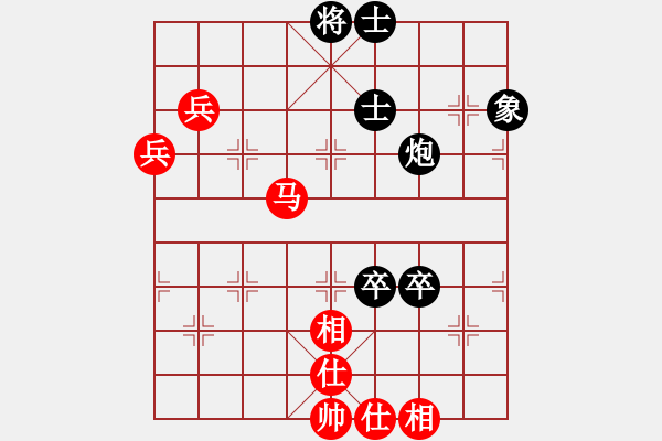 象棋棋譜圖片：justinhk(6段)-和-劈菜頭(8段) - 步數(shù)：100 