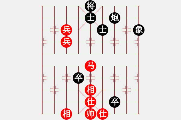 象棋棋譜圖片：justinhk(6段)-和-劈菜頭(8段) - 步數(shù)：130 