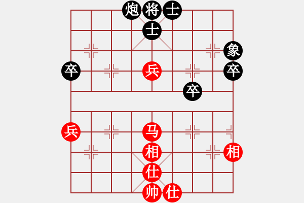 象棋棋譜圖片：justinhk(6段)-和-劈菜頭(8段) - 步數(shù)：70 