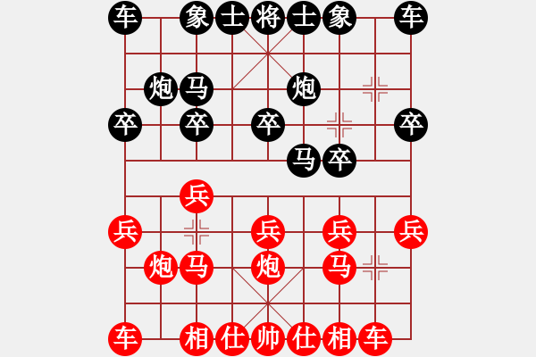 象棋棋谱图片：晋城 王涛 和 吕梁 刘汝定 - 步数：10 