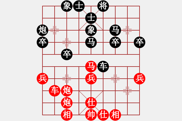 象棋棋譜圖片：弈海風(fēng)云VS倚天高手(2015 4 27) - 步數(shù)：40 