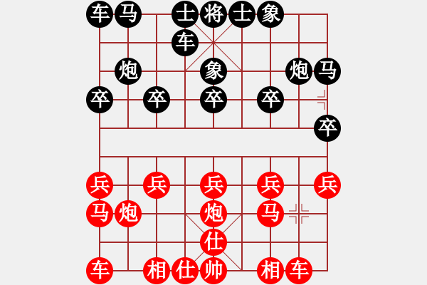 象棋棋譜圖片：ccfok(4段)-負(fù)-弈學(xué)(3段) - 步數(shù)：10 