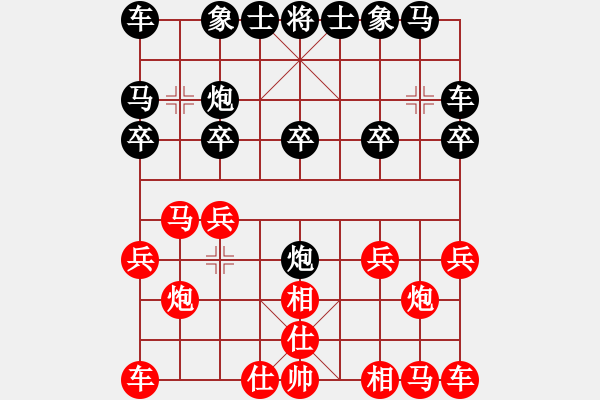 象棋棋譜圖片：風(fēng)格問(wèn)題[紅] -VS- 拜師學(xué)棋ty[黑] - 步數(shù)：10 