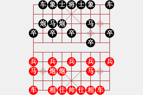 象棋棋譜圖片：想要你老將(5段)-負(fù)-宜春春宜物(5段) - 步數(shù)：10 