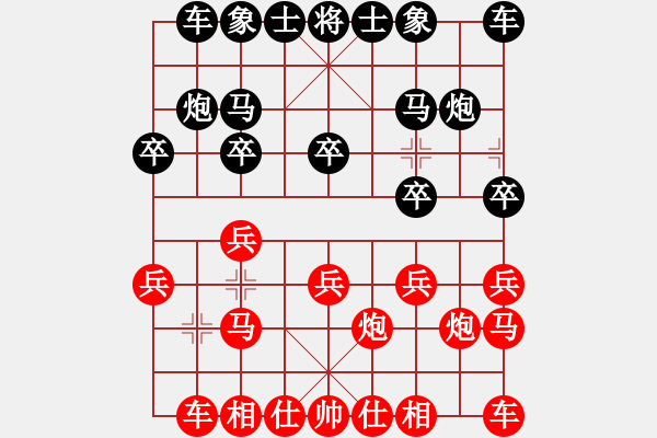 象棋棋譜圖片：專(zhuān)送彩金的大魚(yú)先勝甜瓜仔 - 步數(shù)：10 