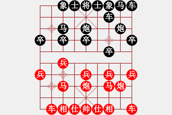 象棋棋譜圖片：分紅比例符合技術(shù)開 勝 成 - 步數(shù)：10 